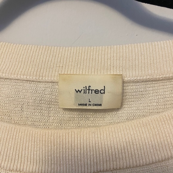WILFRED ARITZIA White Emmy Sweater - Picture 4 of 7